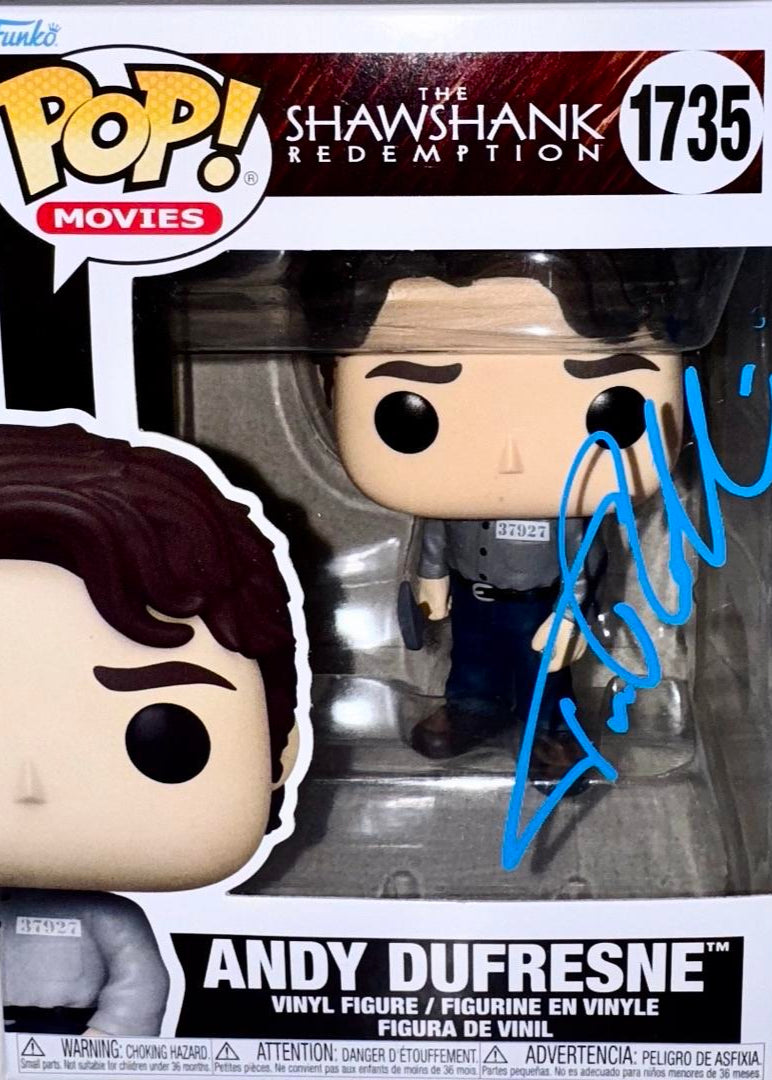 Tim Robbins Signed Funko Pop #1735 "Andy Dufresne" (Shawshank Redemption) - Beckett COA #02